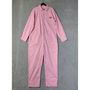 Old Navy Jumpsuit Pink Pride Rainbow Cargo Utility Straight Leg NWT

Fits a XL
